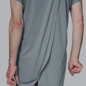 Benefit Wear Mens Adaptive Backsnap Long Sleeve Hospital Style Nightshirt 